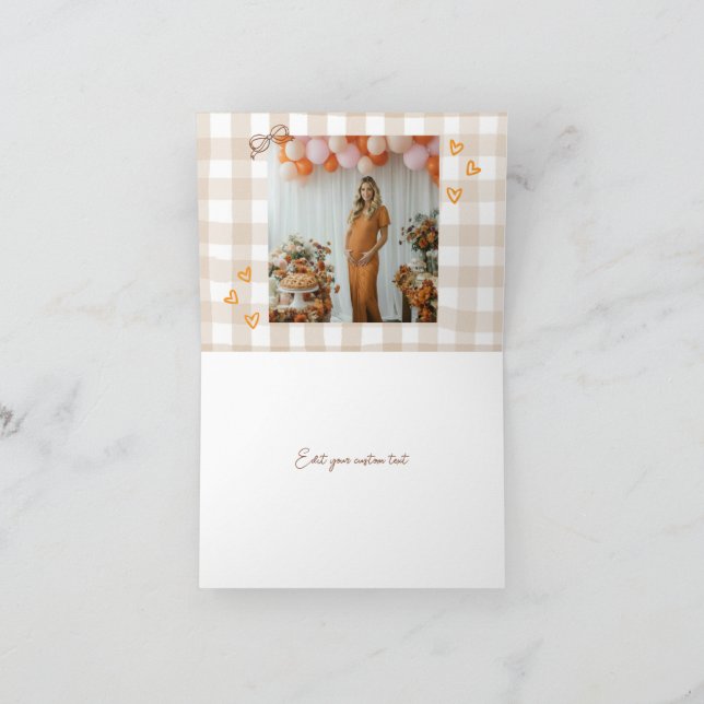 Agradecimento Obrigado A Adicionar Pizza De Cartão Dobrado De Fo (Interior)