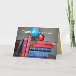 Agradecimento Obrigado, Apple pelo cartão de professor