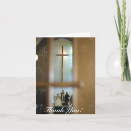 Agradecimento Obrigado Cartão De Casamento