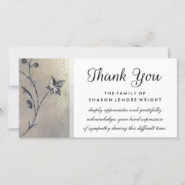 Agradecimento Obrigado Cartão de condolências De Simplicidade