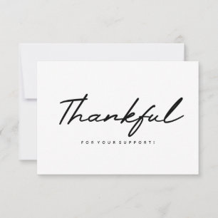 Agradecimento Obrigado Cartão de visita