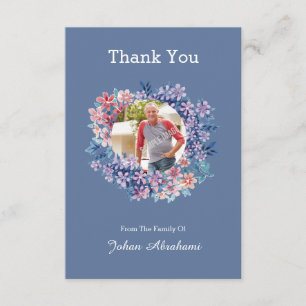 Agradecimento Obrigado de Funera você cartão com fotos