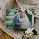 Agradecimento Obrigado para sempre, seu cartão de casamento de t<br><div class="desc">Uma imagem elegante dos recém-casados. A imagem da noiva e do noivo e a cor e o texto podem ser personalizados. Adicione um obrigado pessoal que você enviar e você pode carregar sua própria foto.</div>