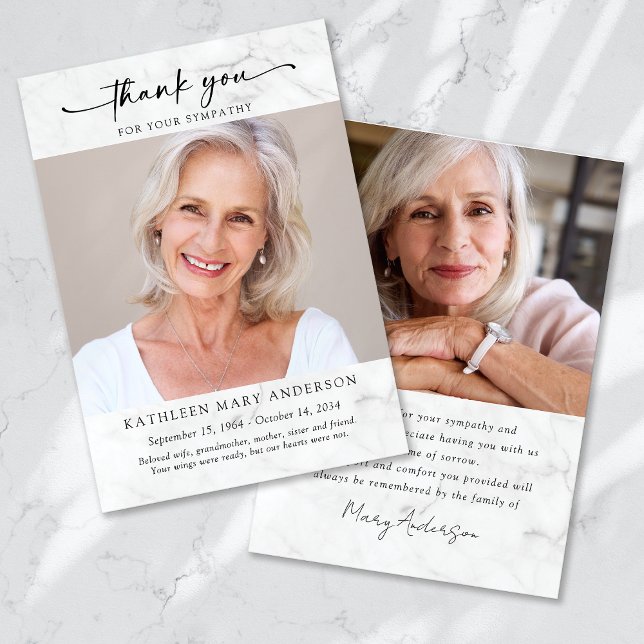 Agradecimento Obrigado pelo seu Cartão com fotos de simpatia (Criador carregado)