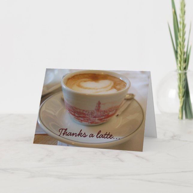 Agradecimento Obrigado um cartão de saudação de apreciação laten (Frente)