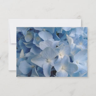 Agradecimento Obrigados de Cartão Azul Hydrangea Encorajando Am
