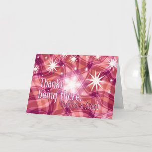 Agradecimento Obrigados Você é um Cartão de Apreciação Estrela