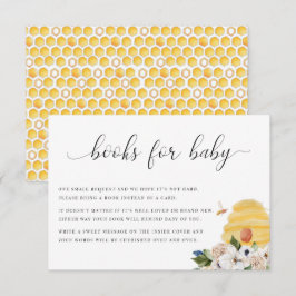 Agradecimento Oh Babee Yellow Bee Floral Livros Para Cartão De B