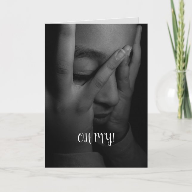 AGRADECIMENTO OH MEU CARTÃO DE ANIVERSÁRIO. (Frente)