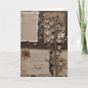 Agradecimento Olá Cartão de Saudação