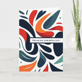 Agradecimento Opção de Cartão 1 "Obrigado por seres tu"