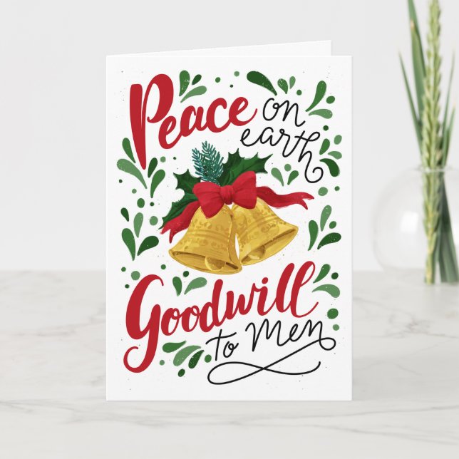 Agradecimento Ouvi O Cartão De Férias Dobrado (Frente)