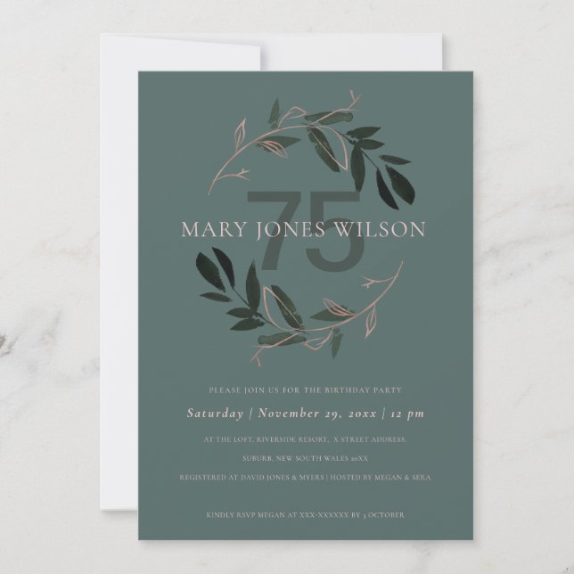 AGRADECIMENTO PINTOS VERDES FIXARAM QUALQUER CARTÃO DE ANIVERSÁR (Frente)