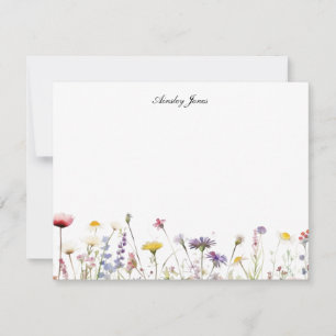 Agradecimento Plano Personalizado com Aquarela de
