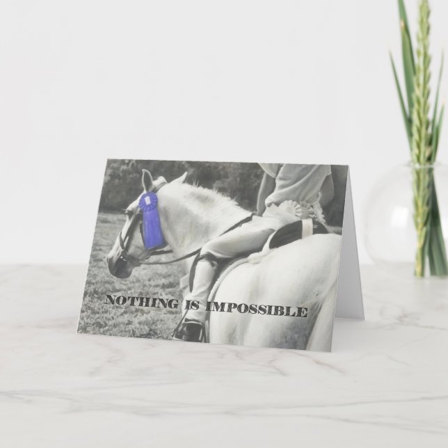 Agradecimento PRIMEIRO Cartão de Saudação SHOW (Frente)