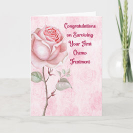 Agradecimento Primeiro Cartão de Tratamento de Química