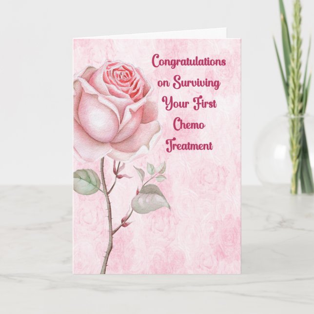 Agradecimento Primeiro Cartão de Tratamento de Química (Frente)