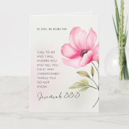 Agradecimento Quando a vida se sente esmagadora - cartão de enco