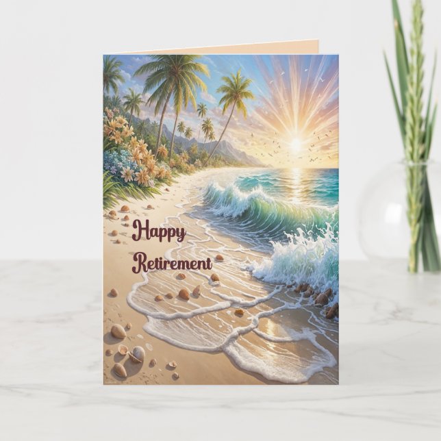 Agradecimento Reforma com Cartão de Praia (Frente)