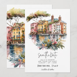 Agradecimento Riviera Portofino, italiano, salve o cartão de dat