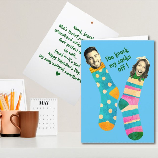 Agradecimento Rosto Engraçado | Um Cartão De Namorados De Saudaç (Criador carregado)