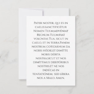 Agradecimento Sagrada Face de Jesus Cartão Sagrado   Pater Noste