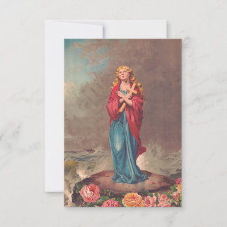 Agradecimento Sagrado Cartão Devocional de Santa Cristina de Bol