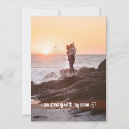 Agradecimento Script moderno e Cartão de Férias de dia de as mãe