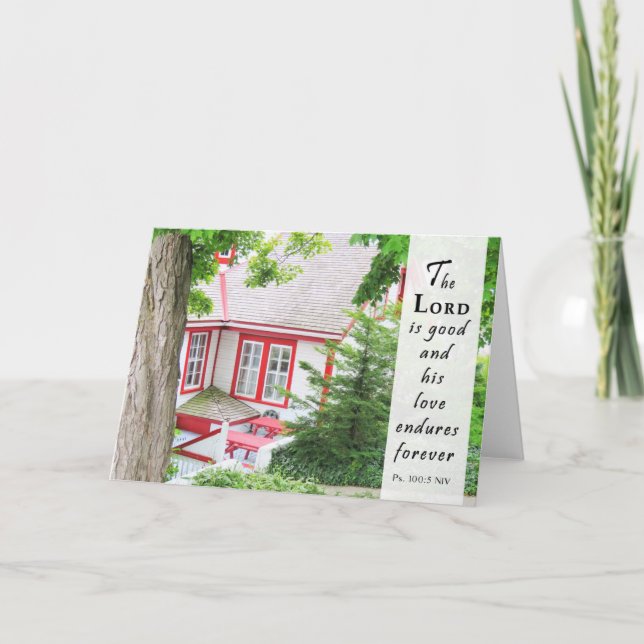 Agradecimento Seu amor é eterno - Cartão de Escritura (Frente)