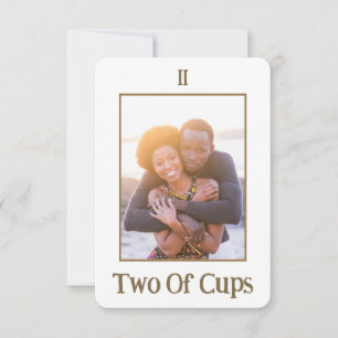 Agradecimento Significado do Cartão de Tarot Dois de Copas Foto