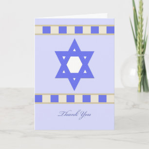 Agradecimento Simpatia judaica Obrigado Cartão de Saudação