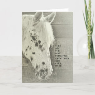 Agradecimento SPONTTED PONY - Cartão de Saudação