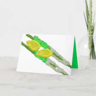 Agradecimento Sukkot, cartão de luva e de etrog
