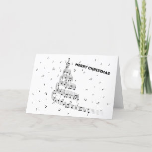 Agradecimento Tenha um Cartão de Saudação Musical de Natal