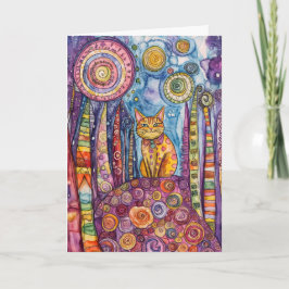 Agradecimento Tenha um Cartão de Saudação Purr-fect Day