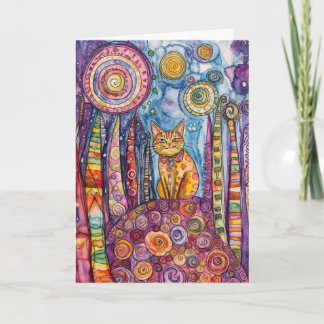 Agradecimento Tenha um Cartão de Saudação Purr-fect Day