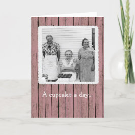 Agradecimento Um Cartão de Aniversário de Cupcake por Dia