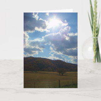 Agradecimento Um cartão de encorajamento