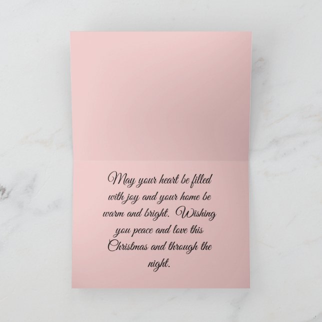 Agradecimento Um Cartão de Natal para Wonderland de inverno (Interior)