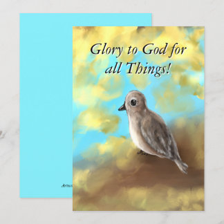 Agradecimento Um Cartão de Papel de carta de Sonho de Fuga