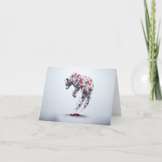 Agradecimento Um Petal num Cartão de Tempo