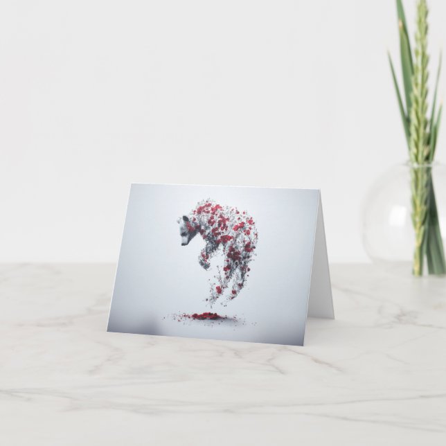 Agradecimento Um Petal num Cartão de Tempo (Frente)