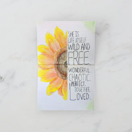 Agradecimento Uplifing Watercolor — Cartão de Encorajamento do G