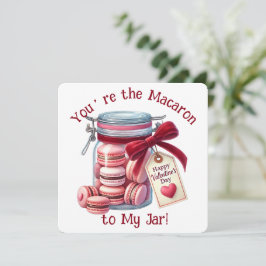 Agradecimento Você é o cartão de Dia de os namorados Macaron