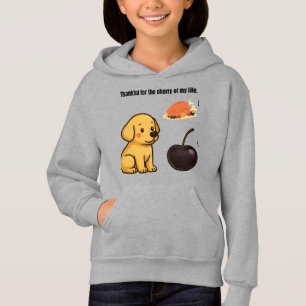 Agradeço pela cereja da minha vida - Cachorro boni