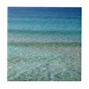 Água Brilhante Verde e Azul