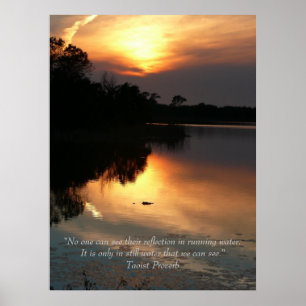 Água corrente - poster