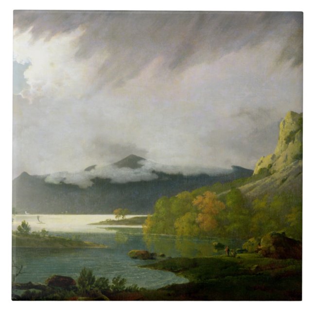 Água de Derwent com o Skiddaw na distância, c.1795 (Frente)