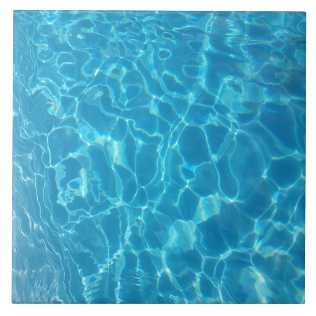Água de Piscina Azul Céu Cristalino (Frente)