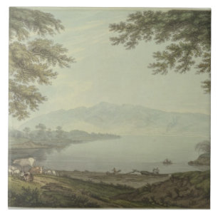 Água de Skiddaw e de Derwent (caneta & tinta com